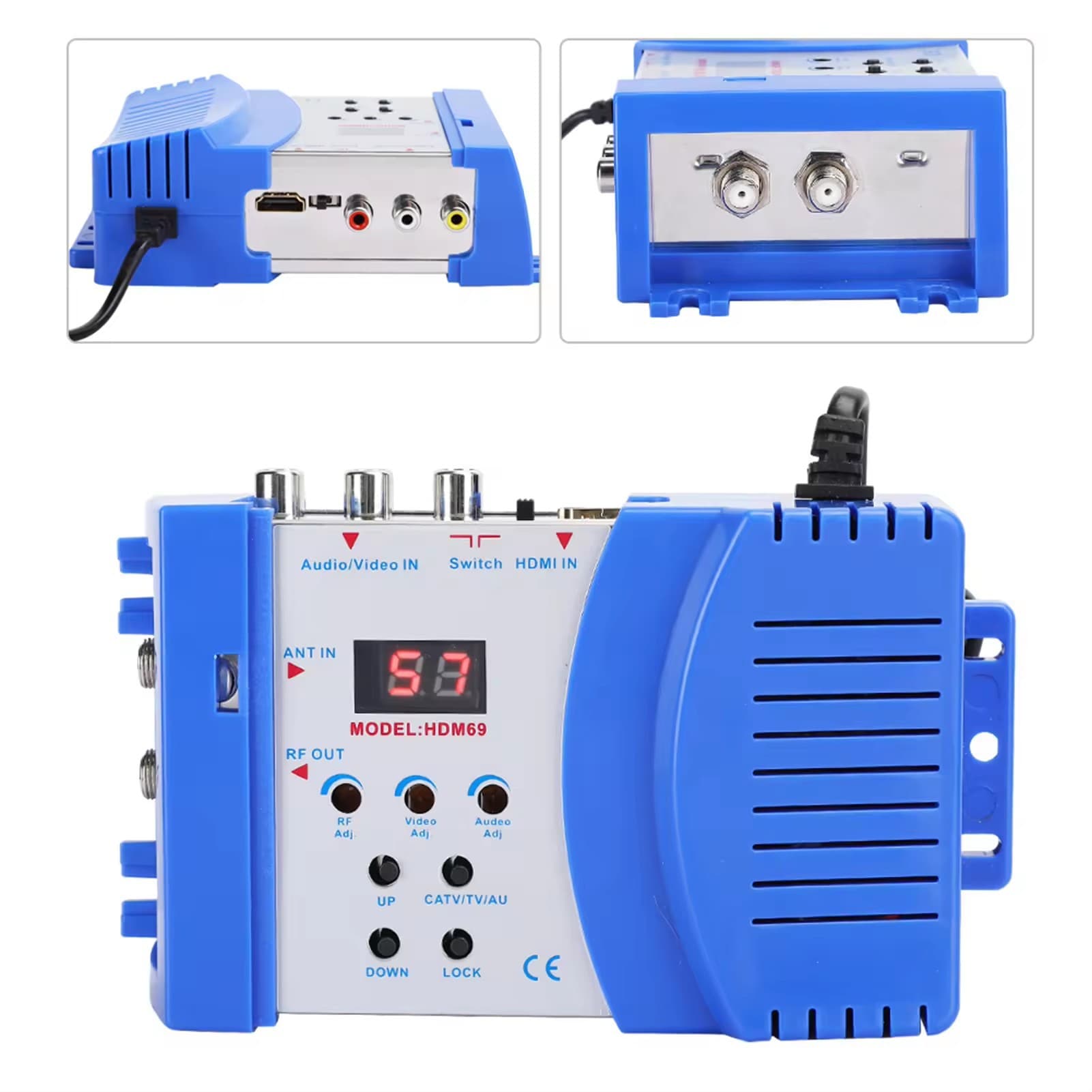 HD MODULATOR High Definition Analog Modulator CATV Cable TV Front End HD Modulator HDM69