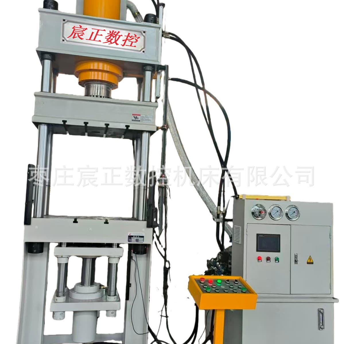 Manufacturer 315-ton multi-rod rapid metal stretch forming three-beam four-column hydraulic press small hydraulic press