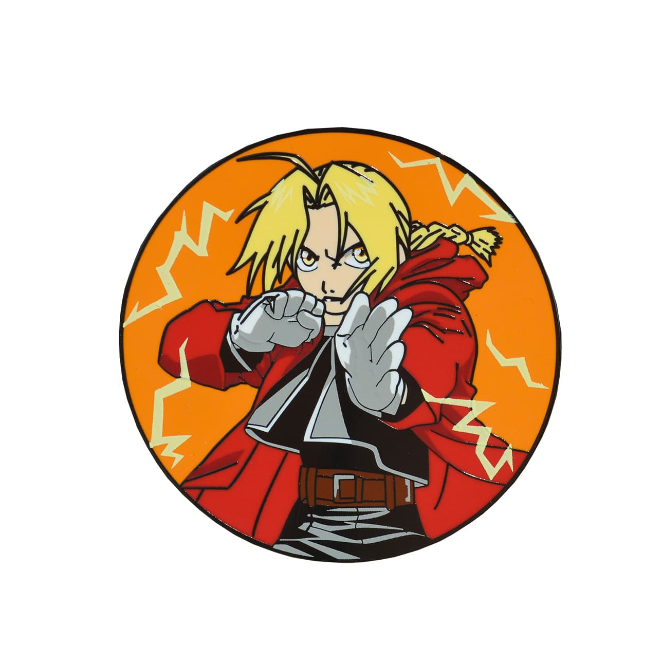 Fullmetal Alchemist Metal Badge Imitation Enamel Brooch Edward School Bag Accessory Pin