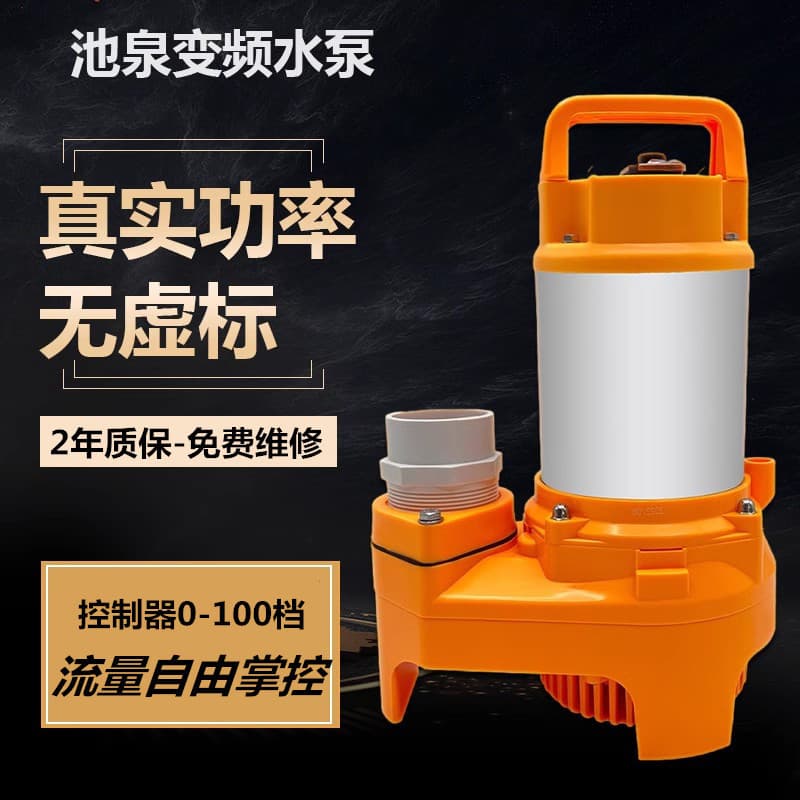 Chiquan Variable Frequency Fish Pond Water Circulation Pump, Rockery Fountain Pump, Water Curtain Filter Pump, Spring Submersible Pump