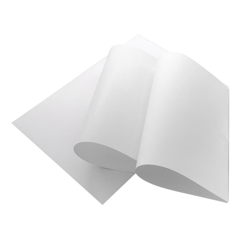 Double-sided matte and glossy coated paper for laser printing, suitable for magazines, brochures, and menus, 80g.