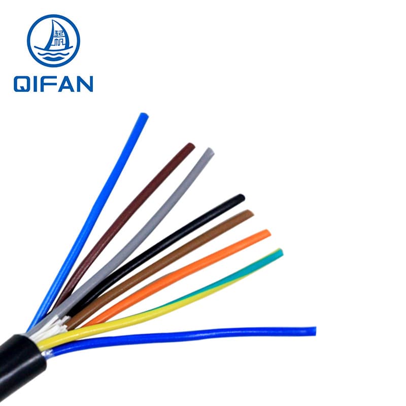 [Qifan Wire Factory Direct Sales] RVV 6-41 core 0.5-6 square national standard copper core round sheath flexible wire