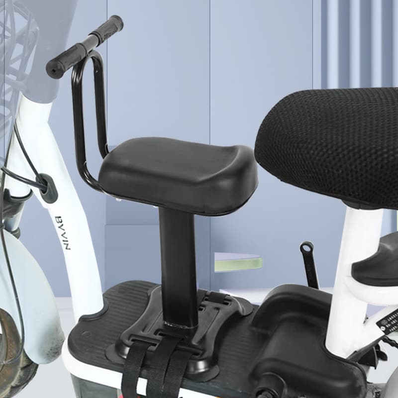Front-Mounted Child Seat for Electric Scooter, Stool Style for Aima and Niu Electric Models