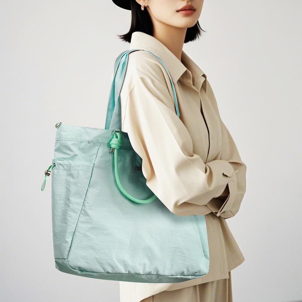Large-Capacity Tote Bag for Women, Versatile Casual Short-Distance Travel Bag, Multi-Pocket Handbag, Commuter Bag, Crossbody Portable New Style