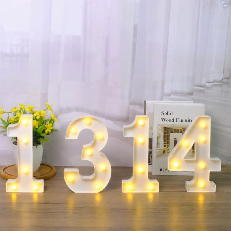 Happy Birthday Light, Proposal Letter Light, Party Scene Decoration LED Cake Decoration Glowing Sign