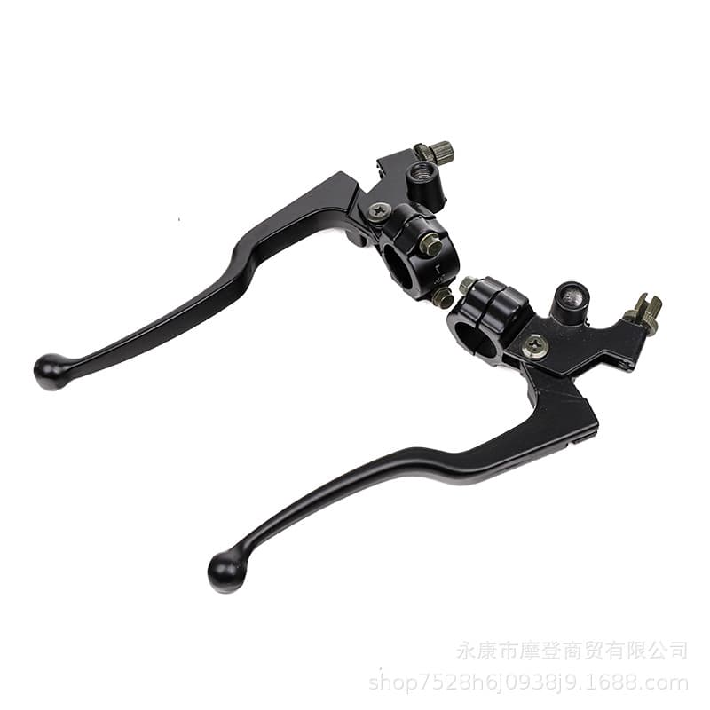 Motorcycle Handlebar Mounts Clamp FXD125 CG125 Left Right Bracket Assembly with Mirror Mount Handle