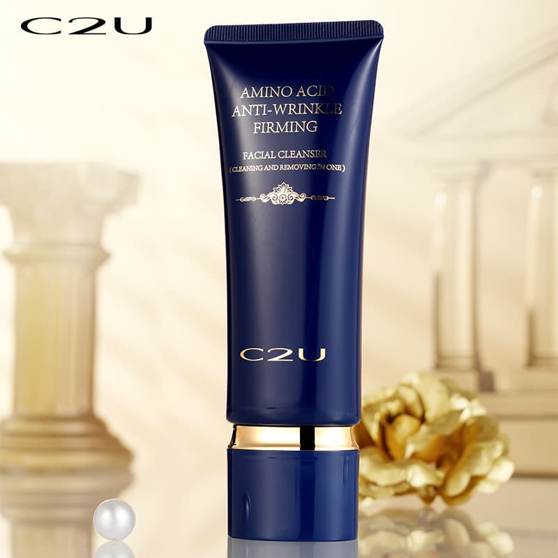 C2U Amino Acid Anti-Wrinkle Firming Cleanser, Wash & Remove All-In-One, Cono Peptide Cleansing & Moisturizing Foaming Facial Cleanser Wholesale