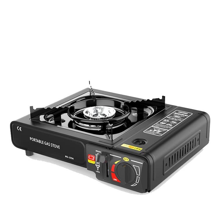 Outdoor Portable Cassette Stove, Dual-Use Butane Gas Stove for Hot Pot, BBQ, and Home Cooking