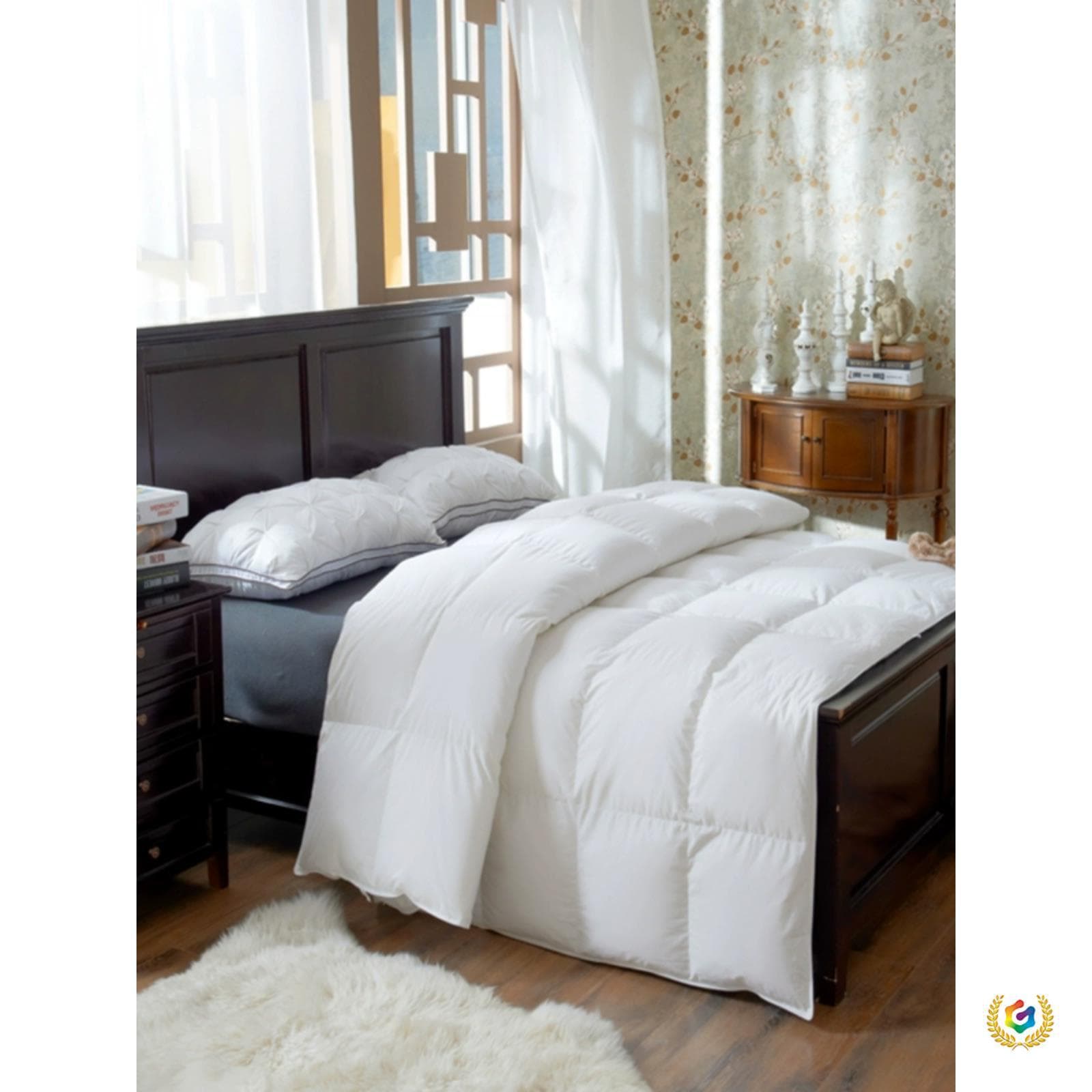✅ Down Duvet Shell for Self-Filling, Silent and Soft Sateen 80s Fabric, Anti-Leak Feather Semi-Finished Duvet Inner Cover