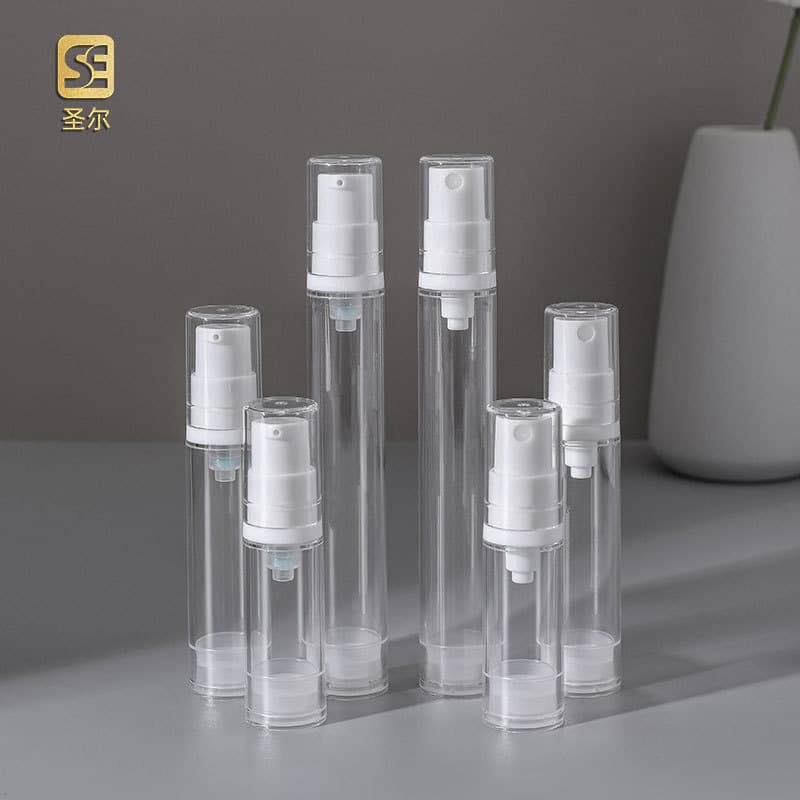 Factory In-Stock 5ml 10ml 15ml Dual-Style AS Dispensing Bottles Spray Lotion Vacuum Bottles Sample Single-Use Bottles
