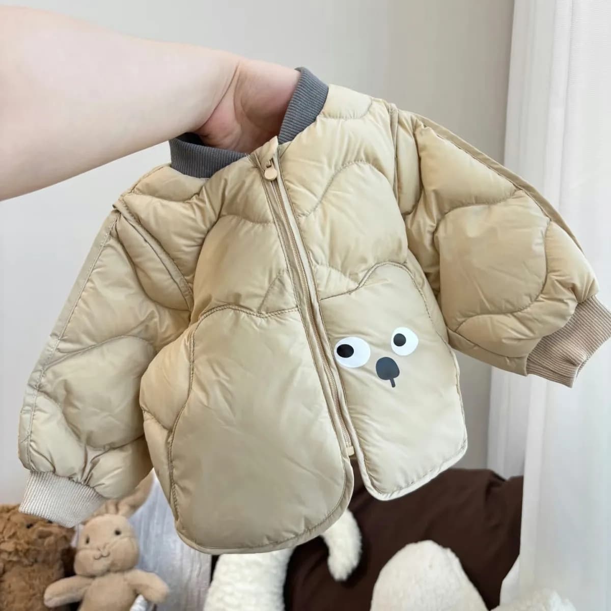New Year Cotton Coat Baby Children Cotton Coat Boys Girls Top 2025 Spring Autumn New Korean Style Cotton Coat