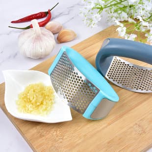 New Manual Stainless Steel Garlic Press Ring Garlic Press Kitchen Tool Garlic Mincer Garlic Masher Tool