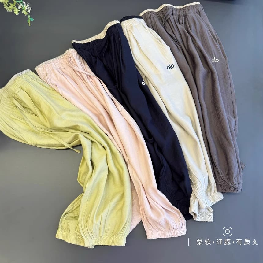 Ice-feel Tencel Linen Cotton Magic Pants - Sizes 110-170 Available for Parent-Child Matching, New Summer Style Boys and Girls Bloomers