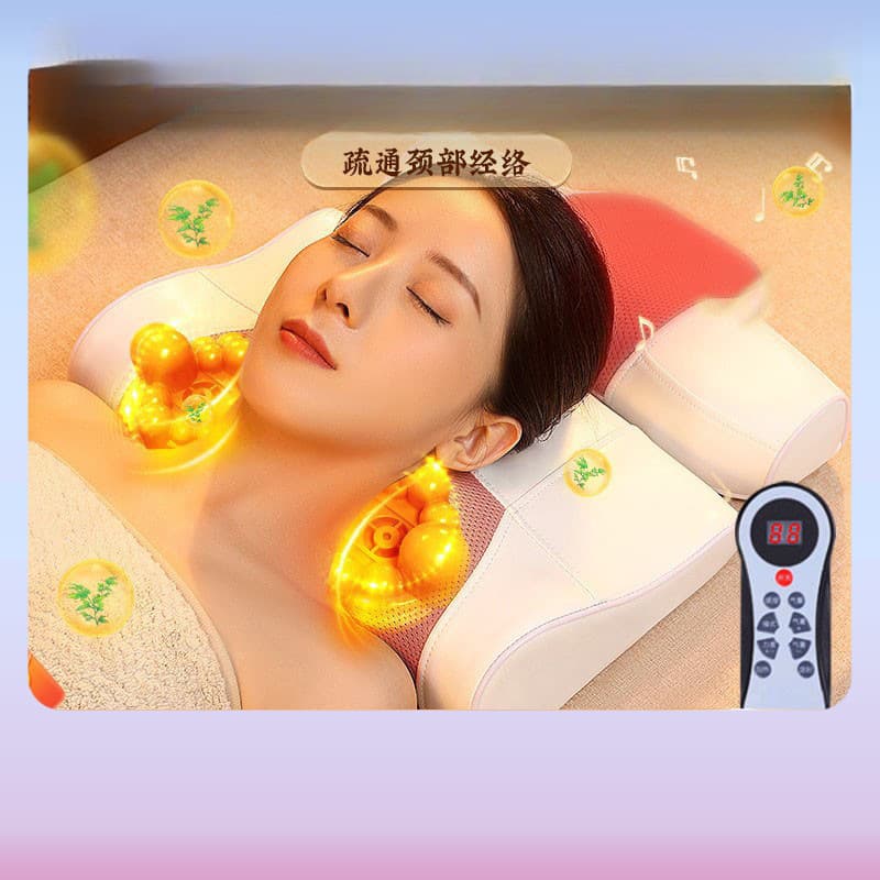 Cervical spine massager Fugui Bao physiotherapy meridians multifunctional high quality massage pillow.