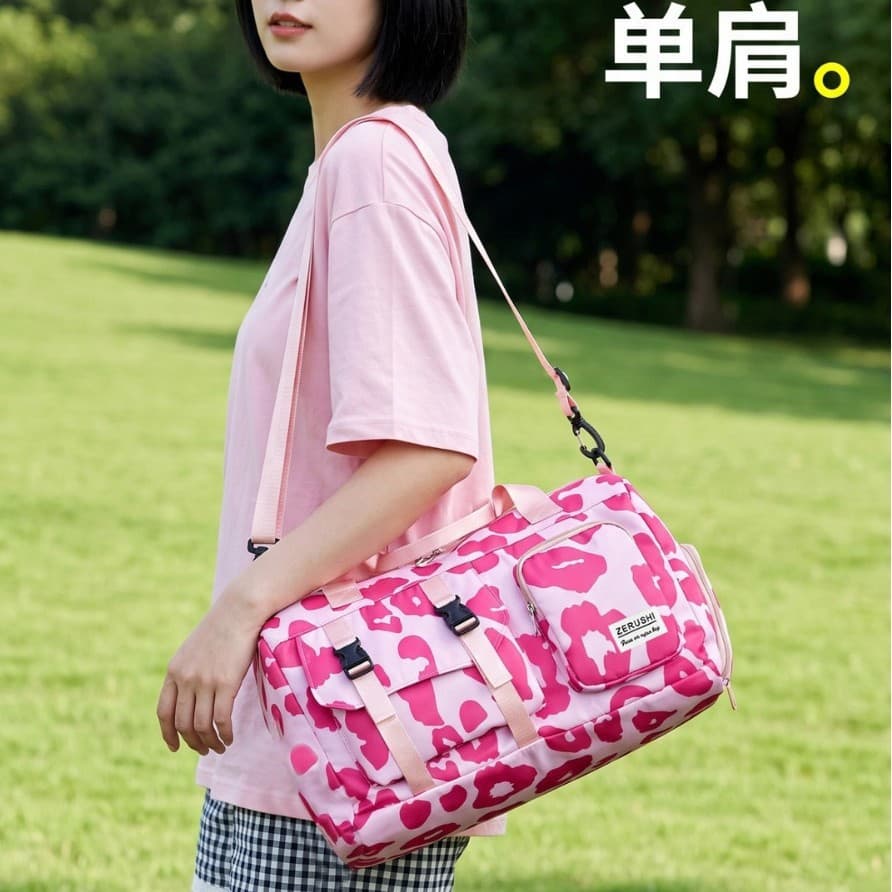 Cross-border Large Capacity Casual Shoulder Bag Travel Bag Gym Bag Sports Bag