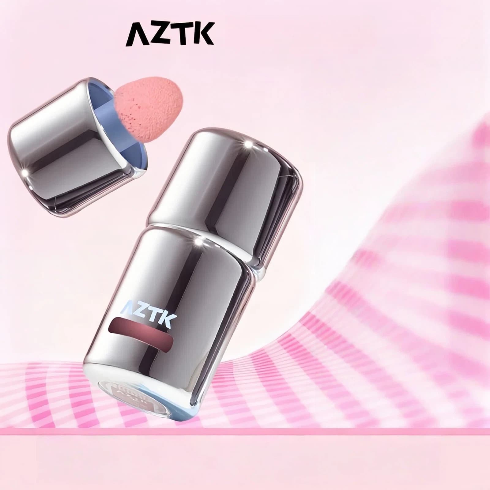 AZTK Liquid Blush Frozen Color Matte Finish Contour Highlight Blush Blue Blush Fig Purple Sunburn Red for Women