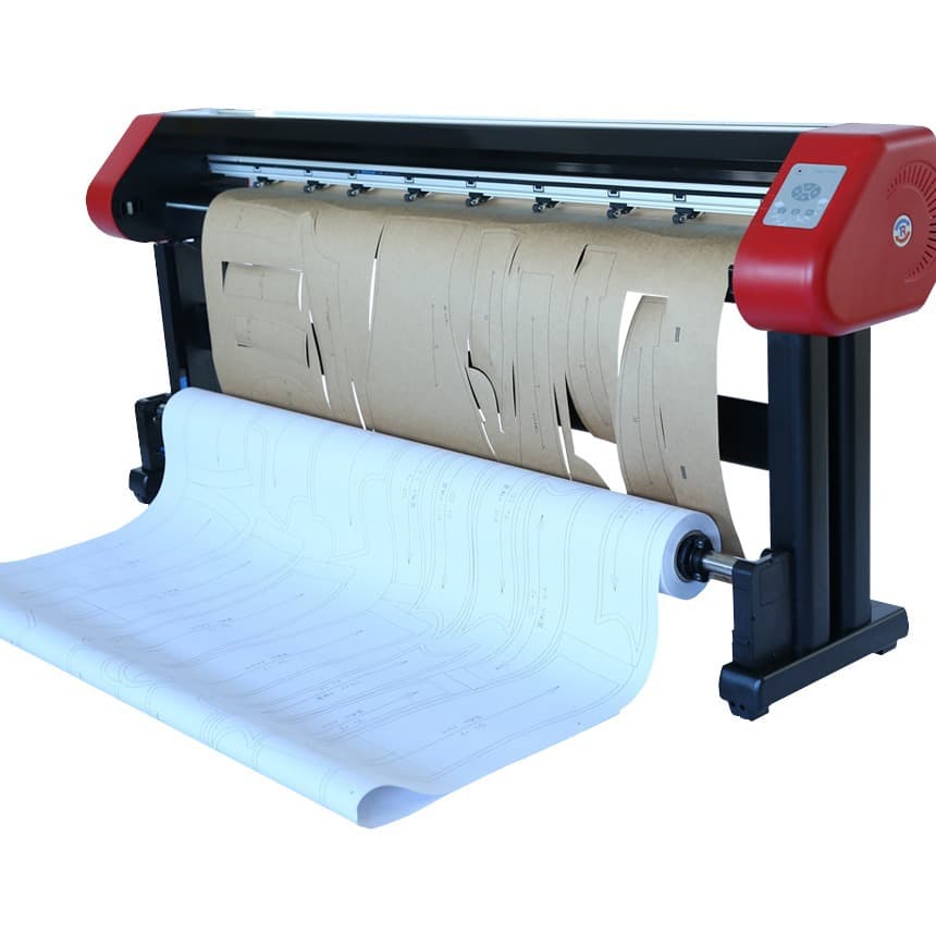 Spray and Cut Combo Machine Garment CAD Plotter Pattern Printer Vertical Inkjet Plotter Cutter
