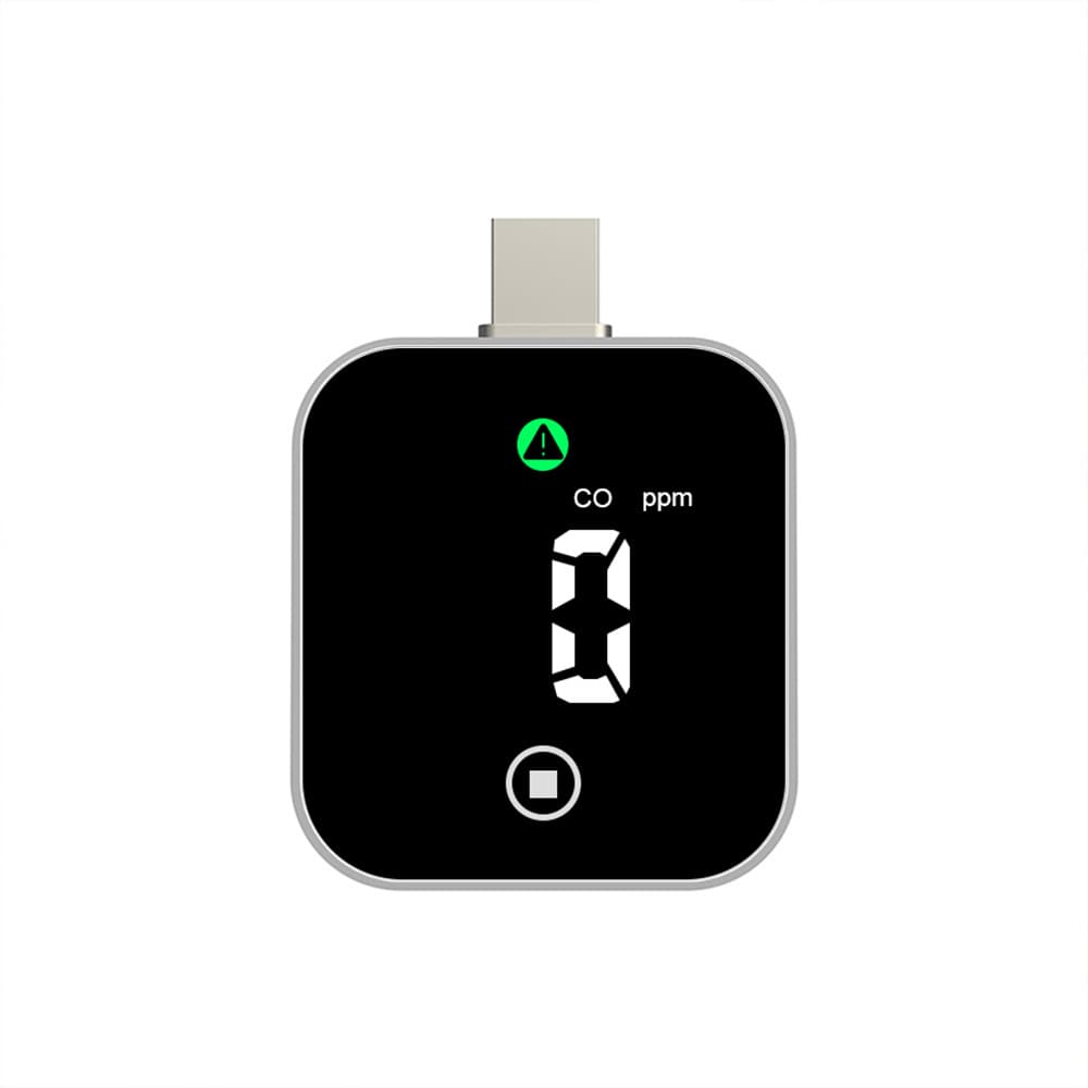 Car USB Carbon Monoxide Detector Methane Gas Tester Home Flammable Gas Tester Outdoor Portable