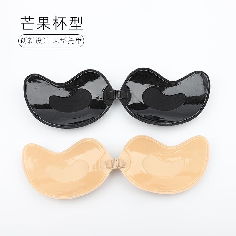 Silicone Bra Mango Silicone Breast Stickers Thin Bra Bio-Adhesive Breathable Silicone Invisible Underwear