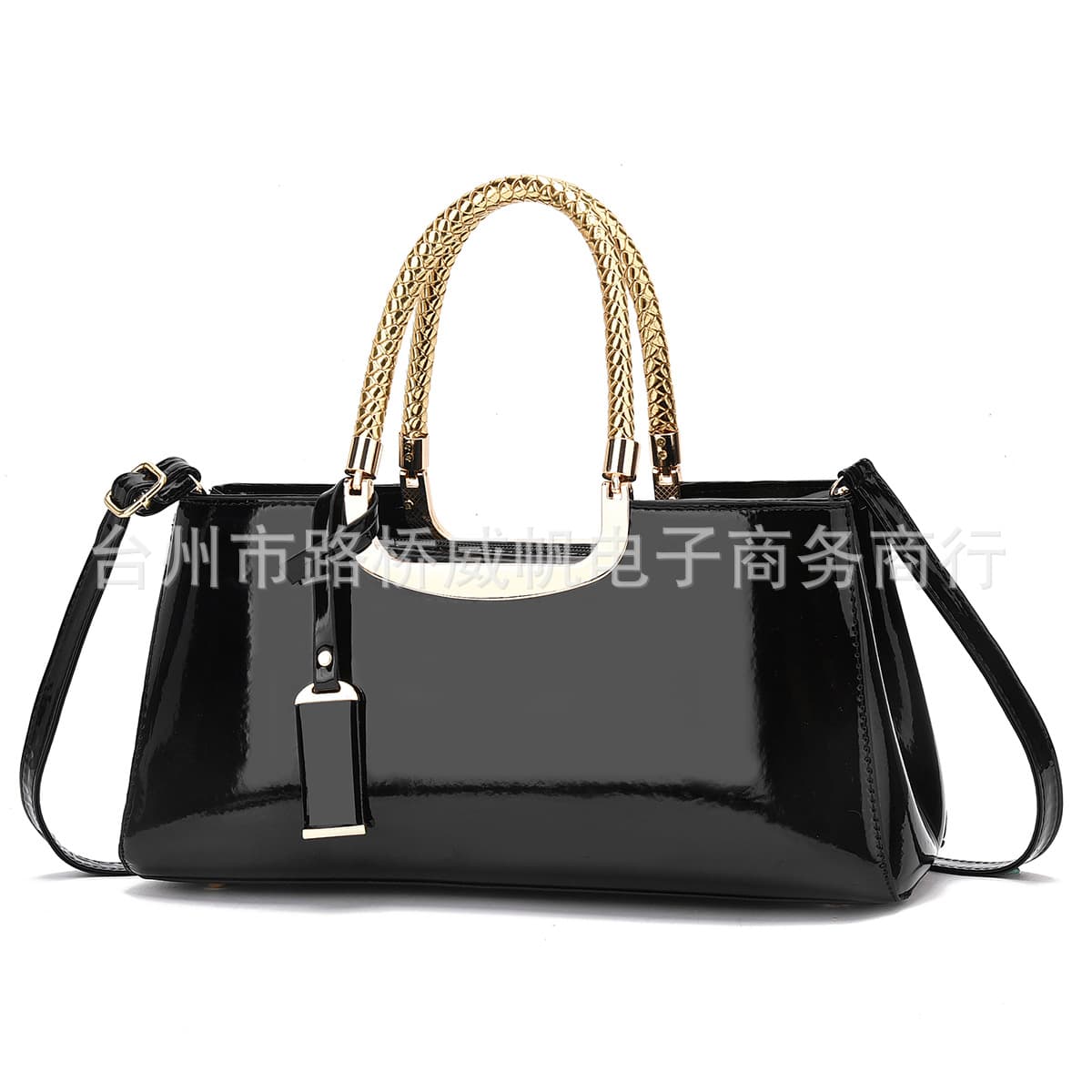 2025 European and American Fashion Patent Leather Handbag Shoulder Bag Wedding Bag Bride Bag Banquet Bag Guangzhou Wholesale