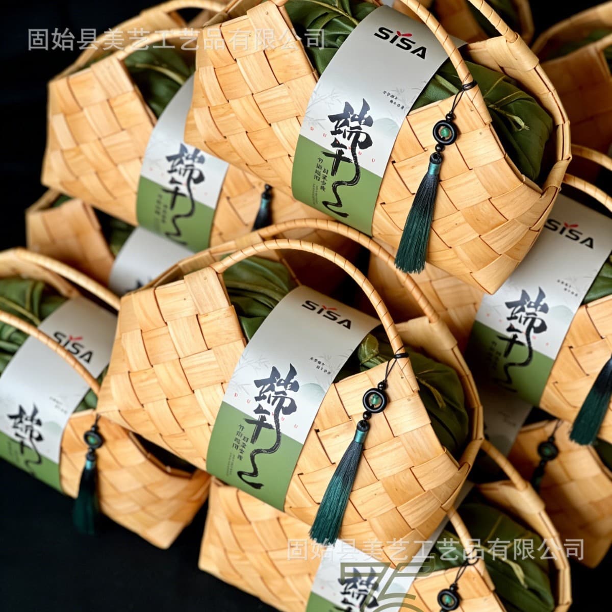 Wedding gift packaging, 100-day gift bag, housewarming, Dragon Boat Festival and Mid-Autumn Festival, rice dumplings, mooncakes, gift box, woven vegetable basket