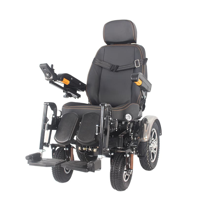 Multifunctional Electric Wheelchair Smart All-Terrain Long Range Four-Wheel Mobility Scooter for Elderly and Disabled High Torque