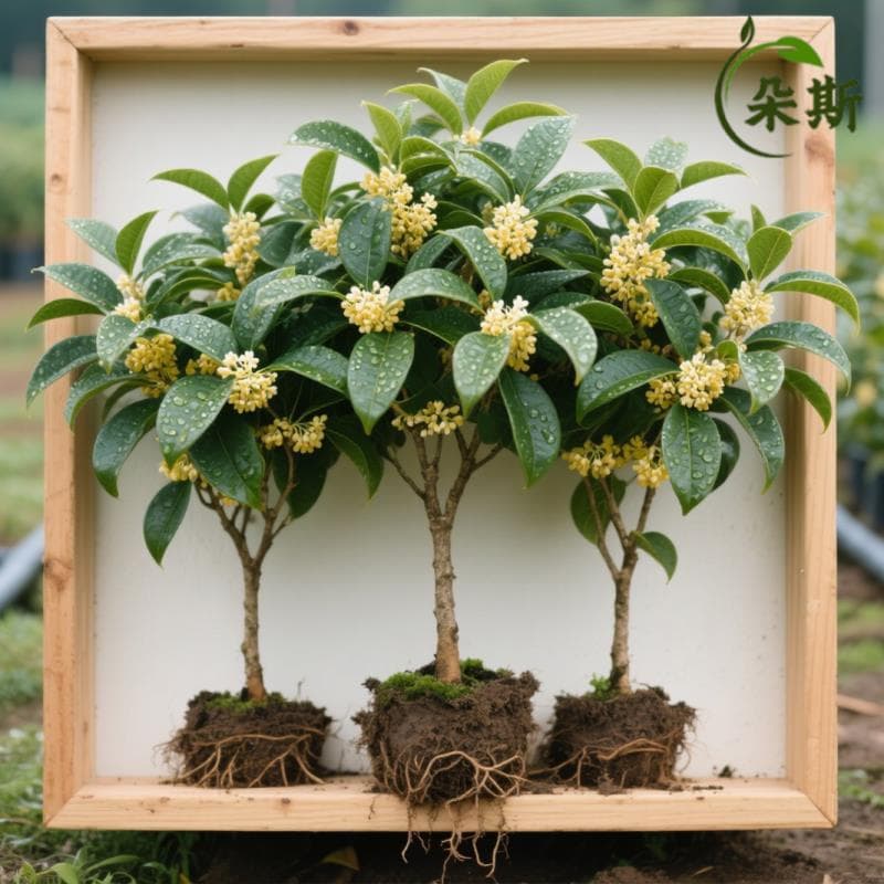 Four Seasons Osmanthus Tree Seedling Potted Real Native Osmanthus Ri Xiang Gui Yue Gui Tian Xiang Tai Ge Dan Gui Hua Zhuang Yuan Hong Bonsai