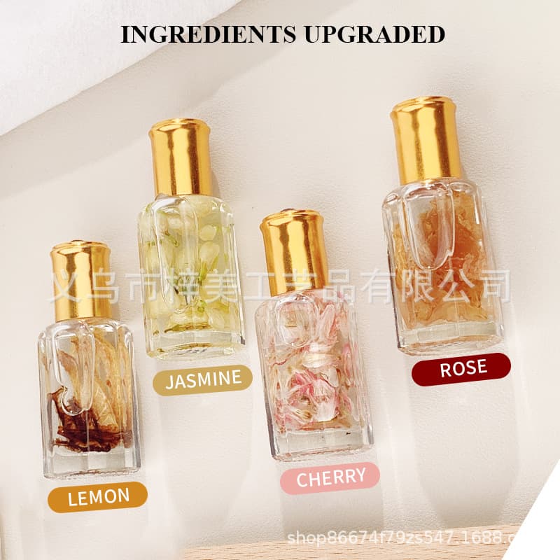 Japanese Dried Flower Nail Nourishing Oil, Small Size, Moisturizing, 0 Additives, Cuticle Oil, Anti-Hangnail, Floral Scent, Transparent Hand Care
