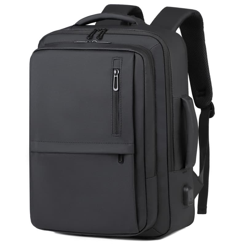 Cross-border Film Double Shoulder Backpack, Large Capacity Business Travel Backpack, Water-resistant Multi-functional Commuter Laptop Backpack