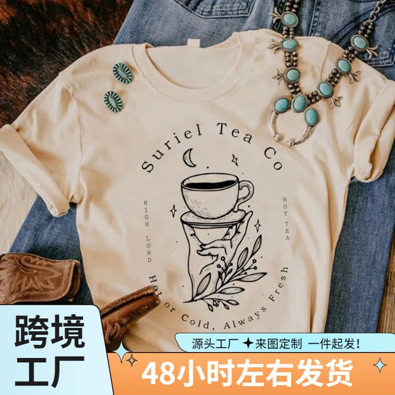 Acotar T-Shirt Women Streetwear Summer Anime T-Shirt Girl Comi