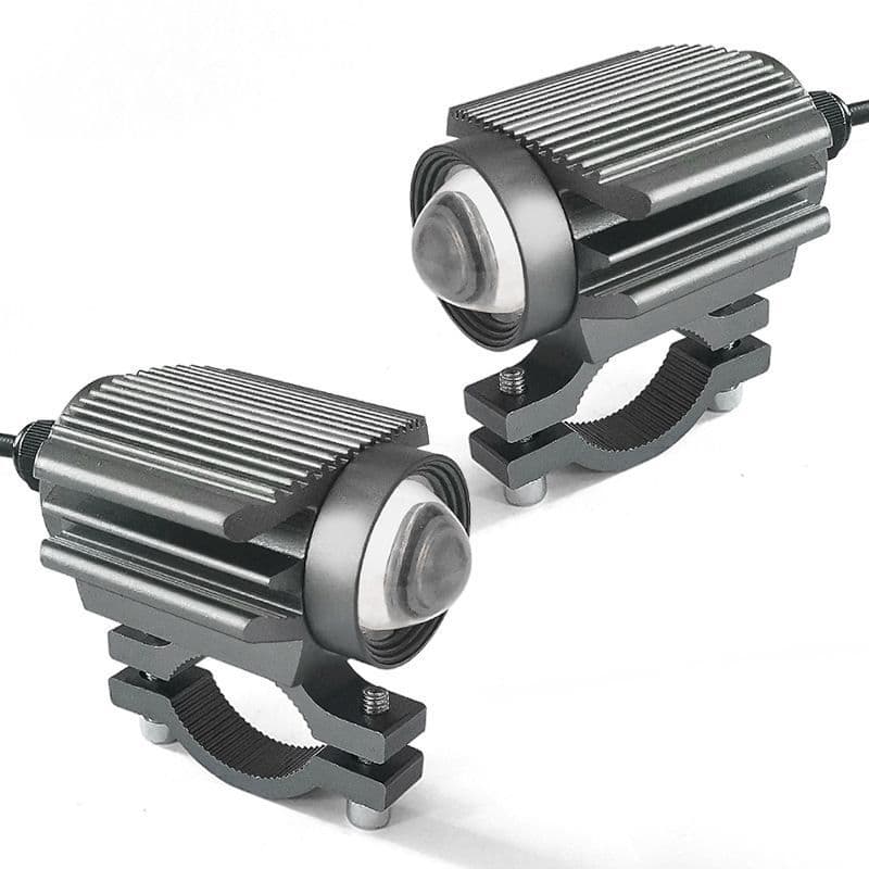 [Exquisite Craftsmanship] Motorcycle High/Low Beam Integrated Spotlight, Super Bright LED Modification Light for Electric Bikes and Scooters