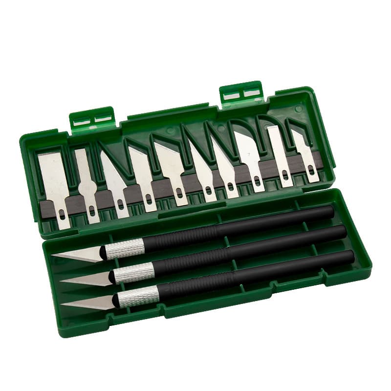 13-Piece Carving Knife Set, Hobby Knife, Model Knife, Rubber Stamp Carving Knife, Paper Cutting Knife, Small Knife Tool Kit for Handcrafting