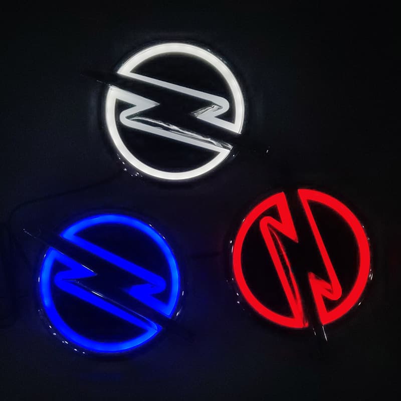 5D Emblem Light for Opel Car Emblem Cold Light Glowing Andra LED Emblem Light