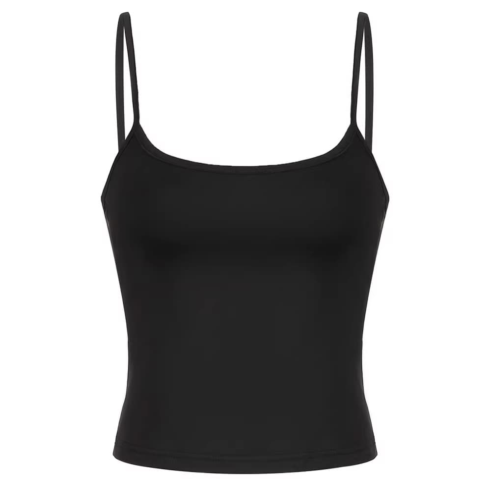 Cross-border Hot Selling Summer Sexy Spice Girl Top Camisole Inner Wear Back-slimming Bodycon Plus Size Spaghetti Strap Vest for Women
