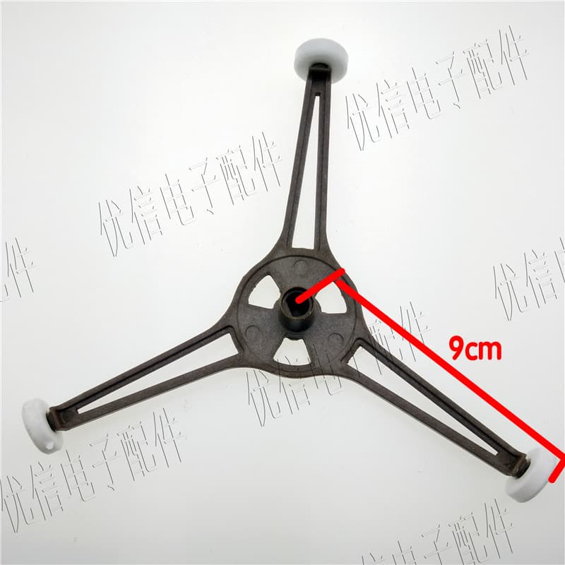 Microwave Turntable Roller Glass Plate Support Triangle Roller Triangle Bracket Tray Round Tray Wheel