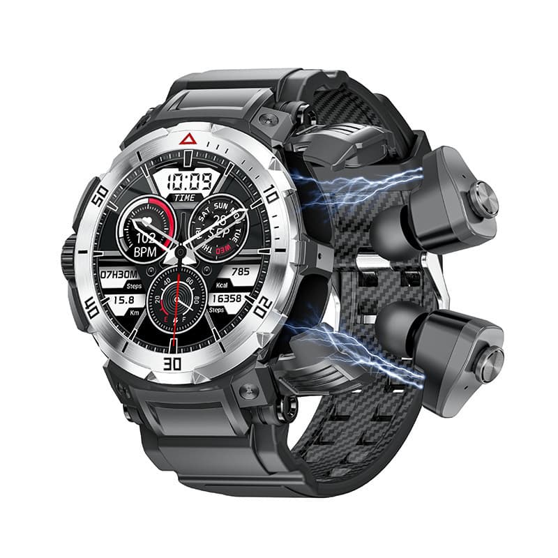 New GT100 Pro Smart Watch 2-in-1 Bluetooth Calling Smart Watch NFC Multi-Sport Health Monitoring