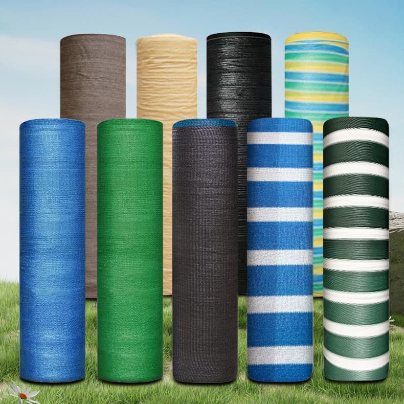 Custom Roll Sun Shade Net, Agricultural Striped Thickened and Dense Garden Sunscreen, Balcony Light-Blocking and Insulation Shade Net