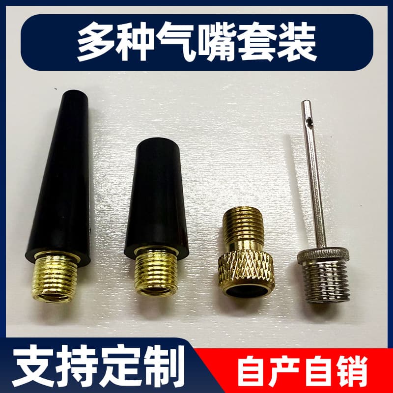 Schrader Pump Inflation Connector Ball Inflation Needle Metal Ball Inflation Needle Pump Accessories Valve Set