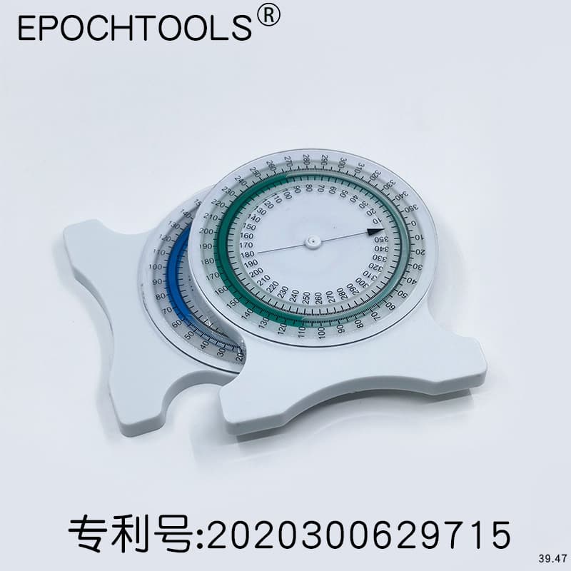 Hengrui Bone Angle Meter, Inclinometer, Bending Gauge, Bubble Level, Scoliosis Measuring Ruler, Level Gauge
