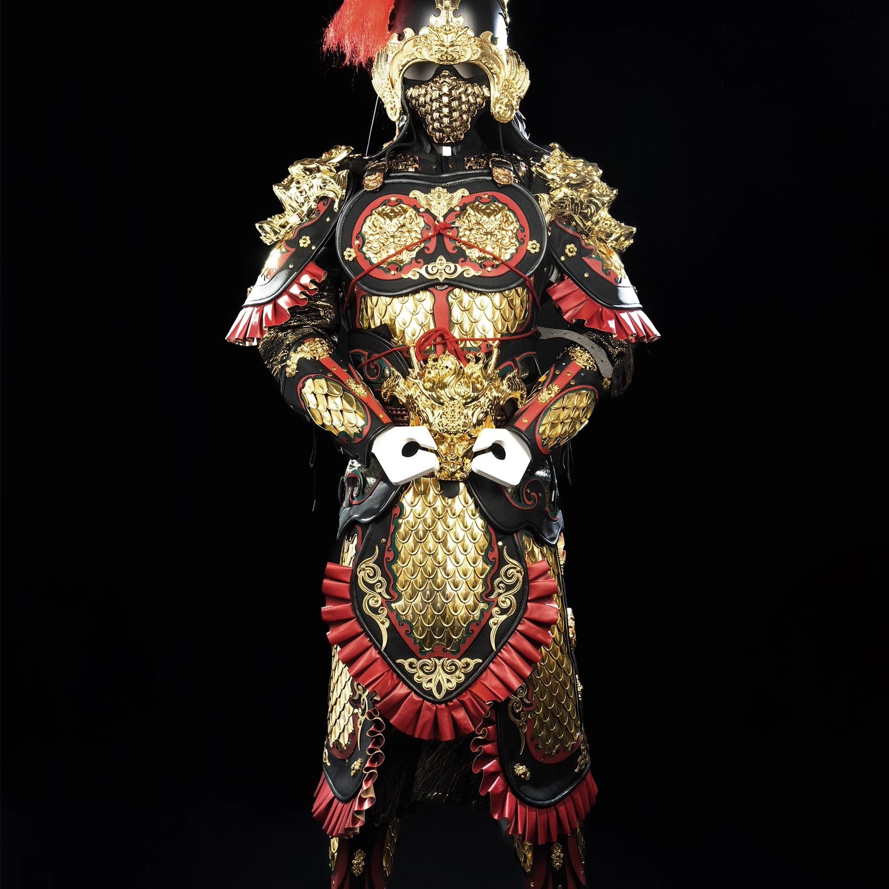 Dragon Scale Split Armor New Chinese Trend Wearable Chinese Armor Tang Ming Light Armor Hardcore Combat