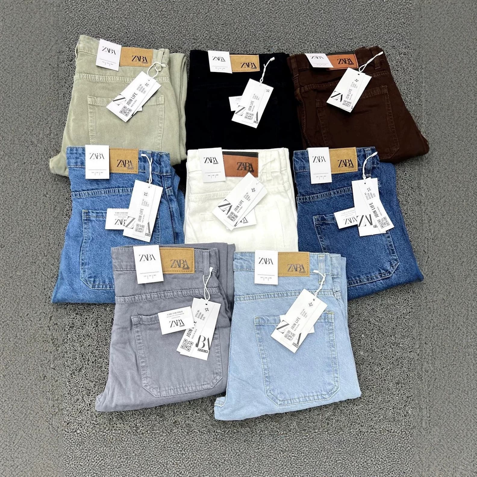 New Trendy Stretch Straight Loose Men's Jeans, Wholesale In Stock