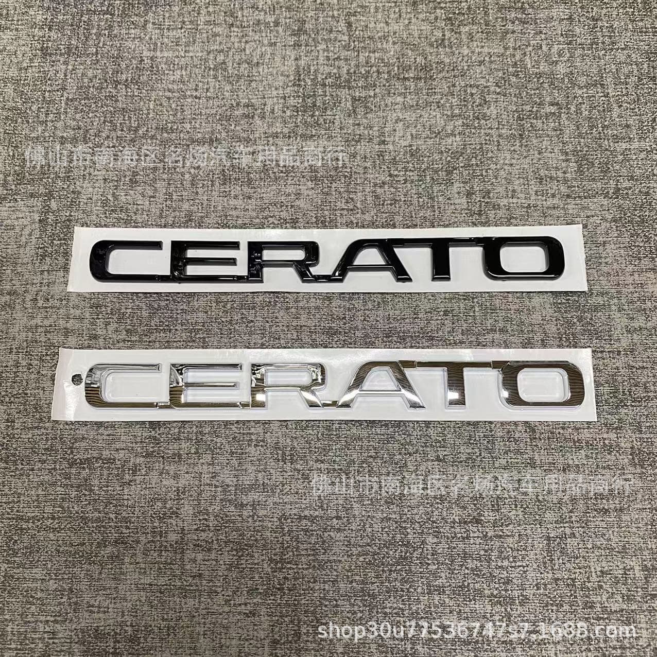 New ABS Rear Trunk Emblem for Kia Cerato, Car Body Modification Decal