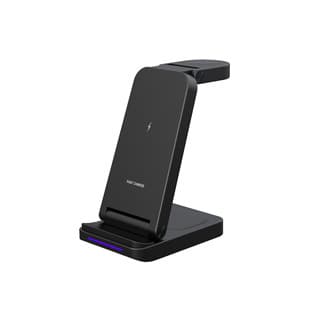 Storage Foldable Magnetic 3-in-1 Wireless Charger for iPhone, AirPods, Apple Watch Stand Wireless Charger