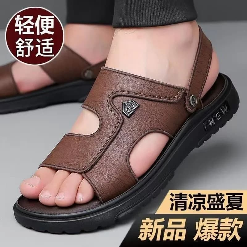2026 Hot Selling Men's Sandals Outdoor Slippers Summer Sandals Anti-Slip Durable Wear-Resistant Indoor Outdoor Driving