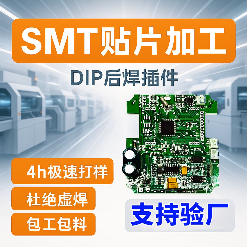 Custom PCB circuit board processing, rapid prototyping, circuit board assembly, custom SMT assembly processing.