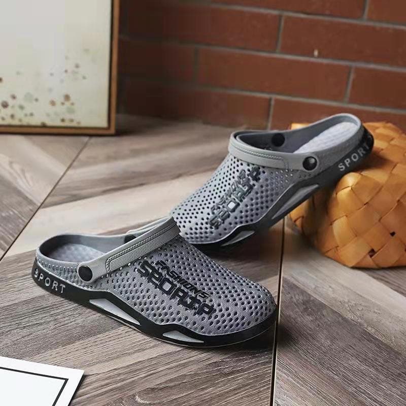 Two-Way Clog Sandals for Men and Women, Summer Beach Shoes, Closed-Toe Couple Slippers, New Style Outdoor Sandals