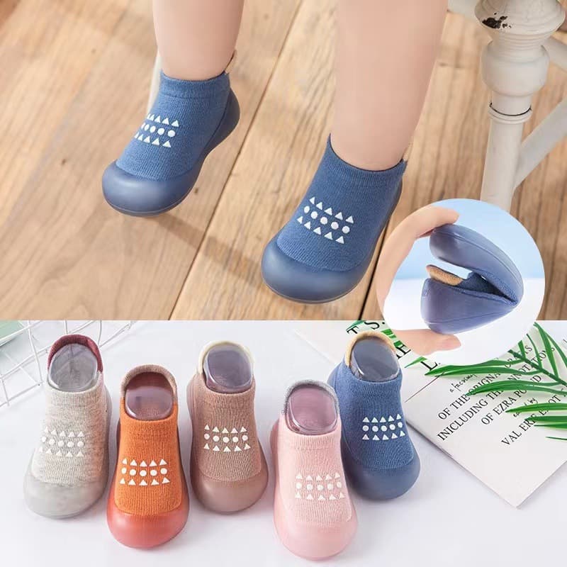 New Spring/Autumn Baby Walking Shoes Soft Sole Boys Girls Toddler Non-Slip Floor Shoes Infant Socks Shoes