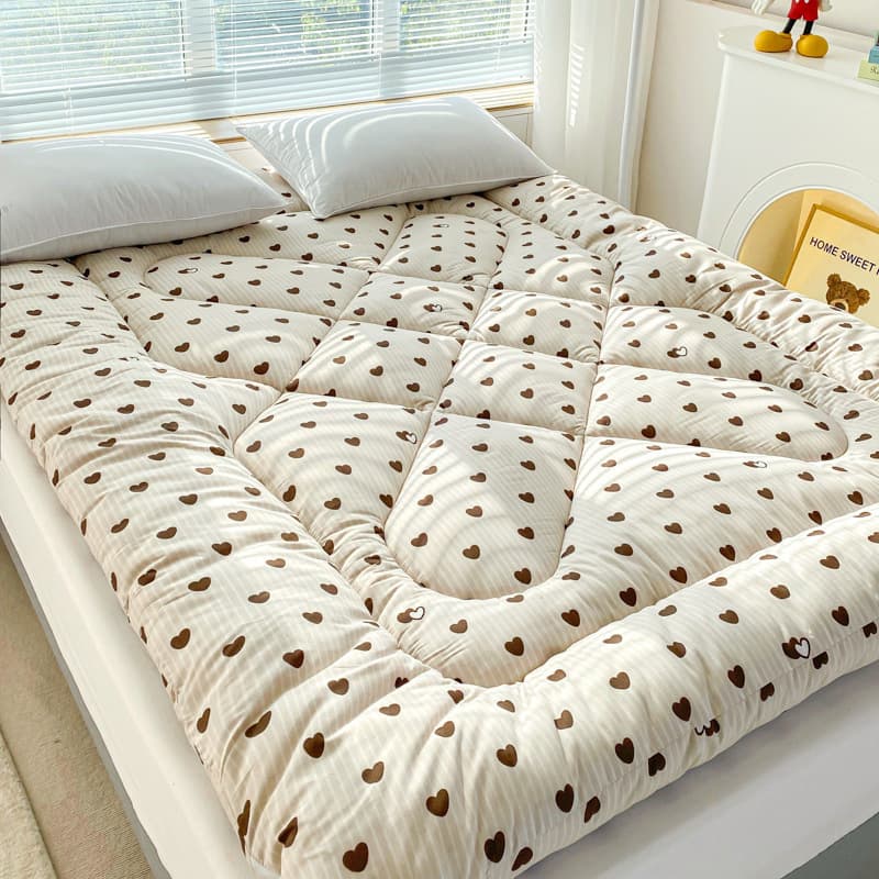 Spring/Autumn Mattress Soft Pad, Home Bedroom Mattress Topper, Thick Warm Bed Mattress Pad, Winter Quilt