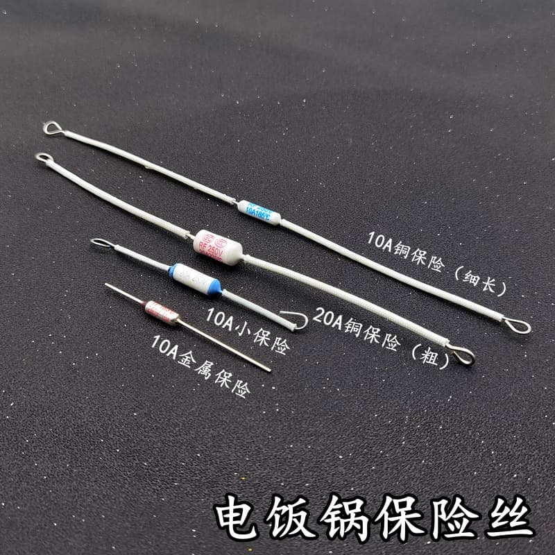 10A Pure Copper Extended Thermal Fuse 2100W High Power Rice Cooker Metal Fuse