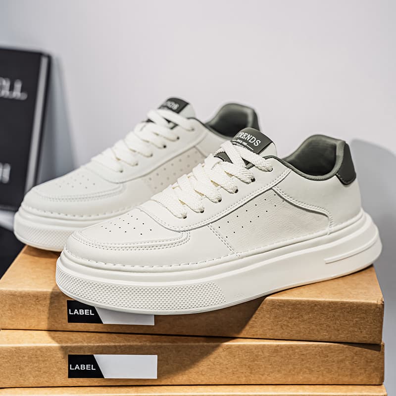 Cross-border Drop Shipping Men's Shoes Winter New Style Casual Fashion Low-top Versatile Trendy Shoes, Teenager Anti-slip Soft Sole Height-increasing Breathable